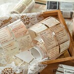 英字マスキングテープ　coffee notes　[BZ353]