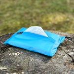 腕につけれるナイロンポケットティッシュケース　ポケットティッシュカバー　アウトドア　登山　キャンプ　ミニ　シンプル　携帯用