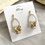 大人なゴールドの揺めき ピアス / イヤリング / チタンピアス / 樹脂ピアス / シンプル
