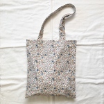 【SALE】花柄トートバッグ　ホワイト