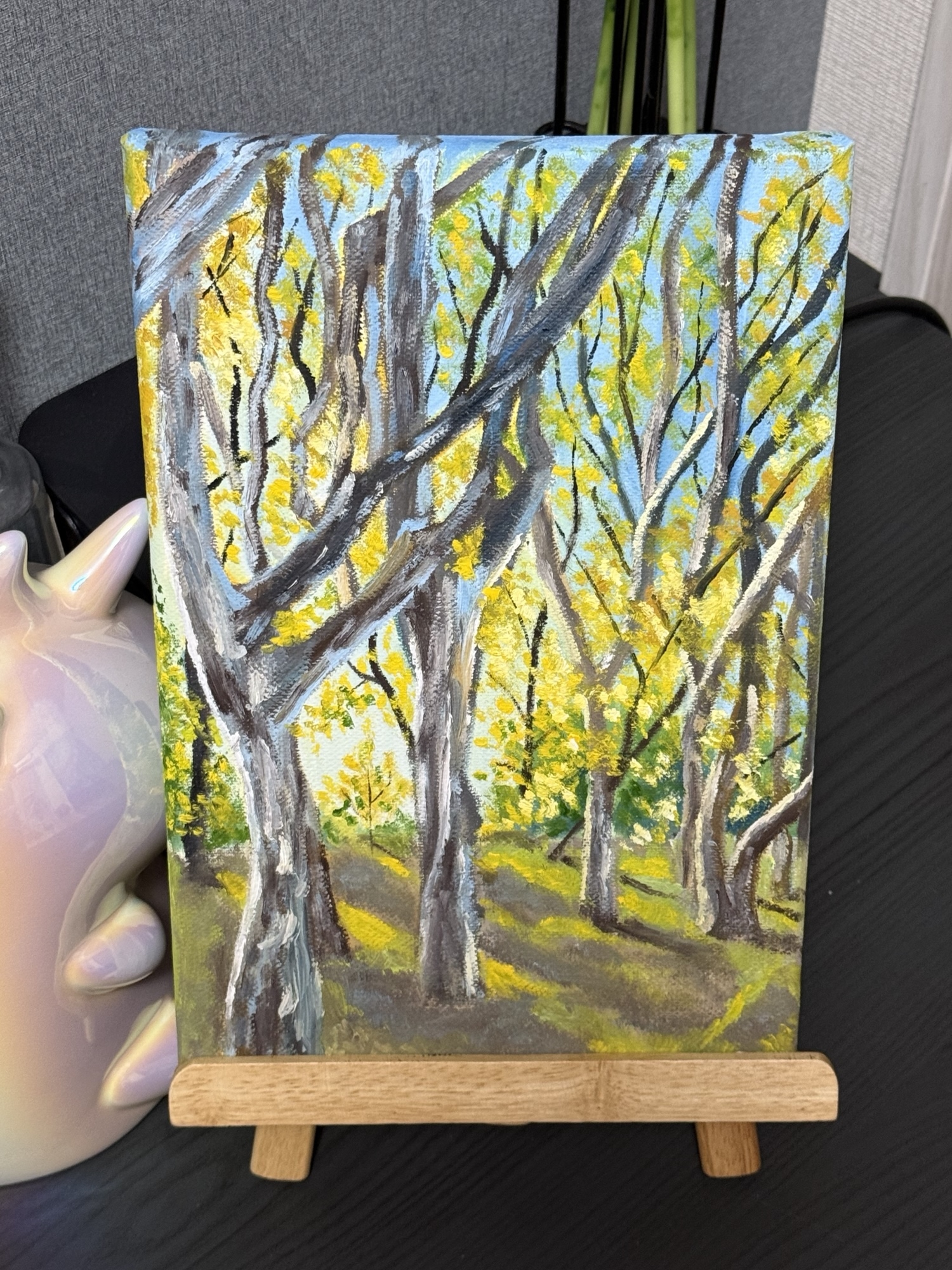 アートキャンバス油絵 油彩画 アート手描き 原画 美術品 芸術