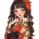 オリジナル人物ステッカー♡No.1411