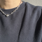Heart   magnet  ネックレス💘　（silver/gold）