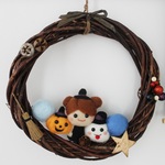 【SALE】魔女子ちゃんがいるハロウィンリース