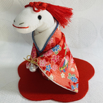 【 2025 干支飾り 巳✨1点のみ 】お着物大好き♡おめかしヘビさん🐍　　