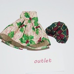 【outlet】ブライス/ワンピース＆ドロワーズ/Christmas