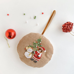 刺繍＊ふんわりクリスマスオーナメント　クリスマス準備（ツリー）