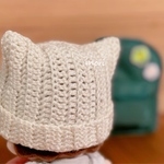 ちびぬい用　猫耳ニット帽