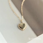 受注製作 ネックレス ＊ message heart necklace