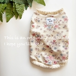 ブロッサムフラワー★犬服タンクトップ★花柄