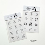 丸シールset: THANKYOU & HELLO