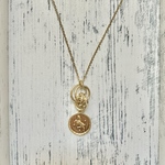 【sale】ゴールドリングandコインネックレス