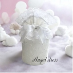 ペットの骨壺カバー【1.匠シリーズ天使のドレス】オーダーメイド