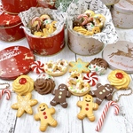クリスマスクッキーマグネット缶