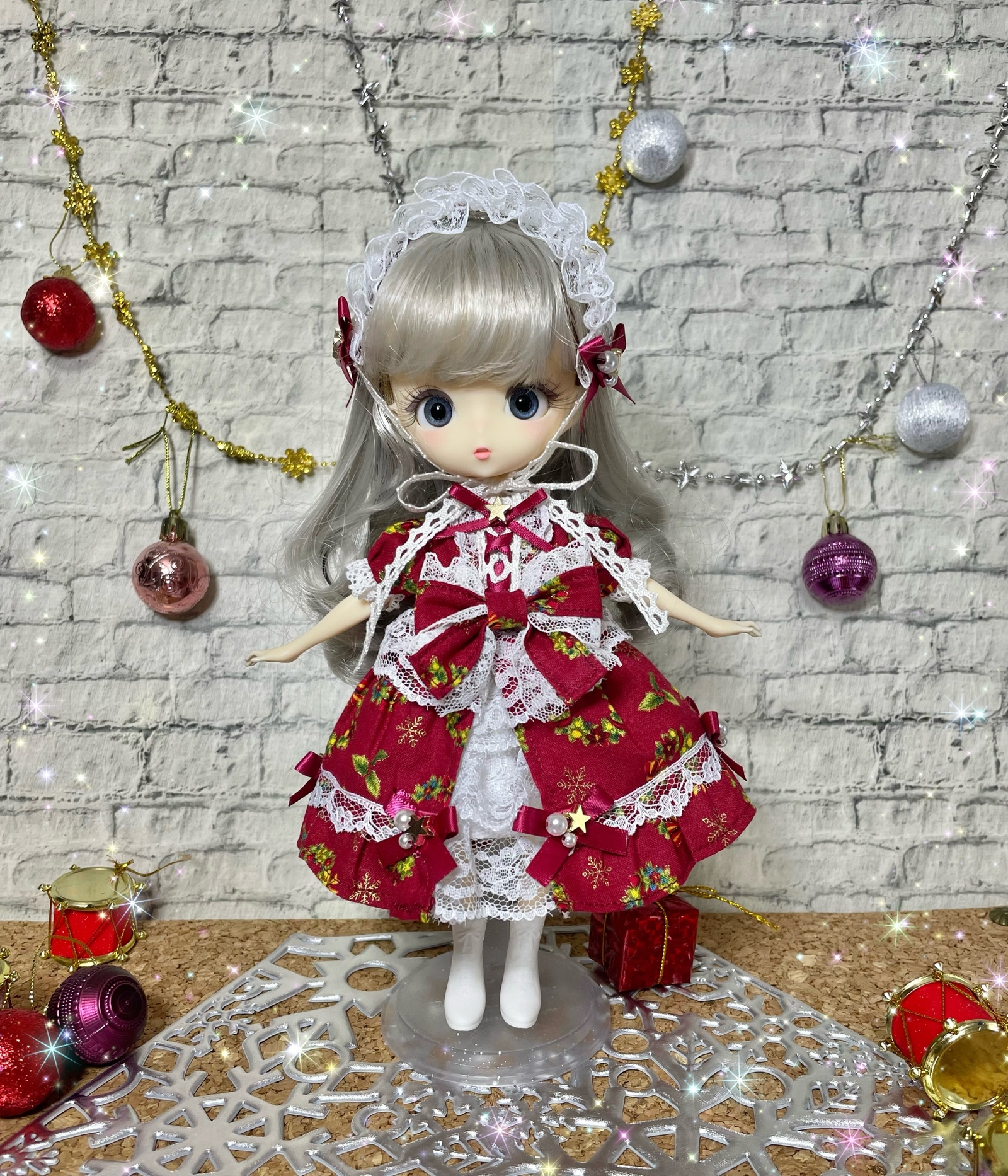 ゆ*ん様 ジェニーフレンド27cmドール服 ピンク♡お花のドレス ジェニーフレンド27cmドール服 ピンクのレースのドレス - メルカリ