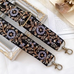 【インド刺繍リボン】ショルダーストラップ　スマホショルダー