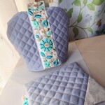 インド刺繍リボンをあしらったティーコージー　ティーコゼー　秋冬コレクション　ティーポットの保温に