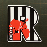 ハイビスカス＃16 イニシャルステッカー 