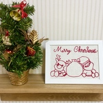 クリスマス　毛糸アート　クリスマスアート　クリスマスインテリア