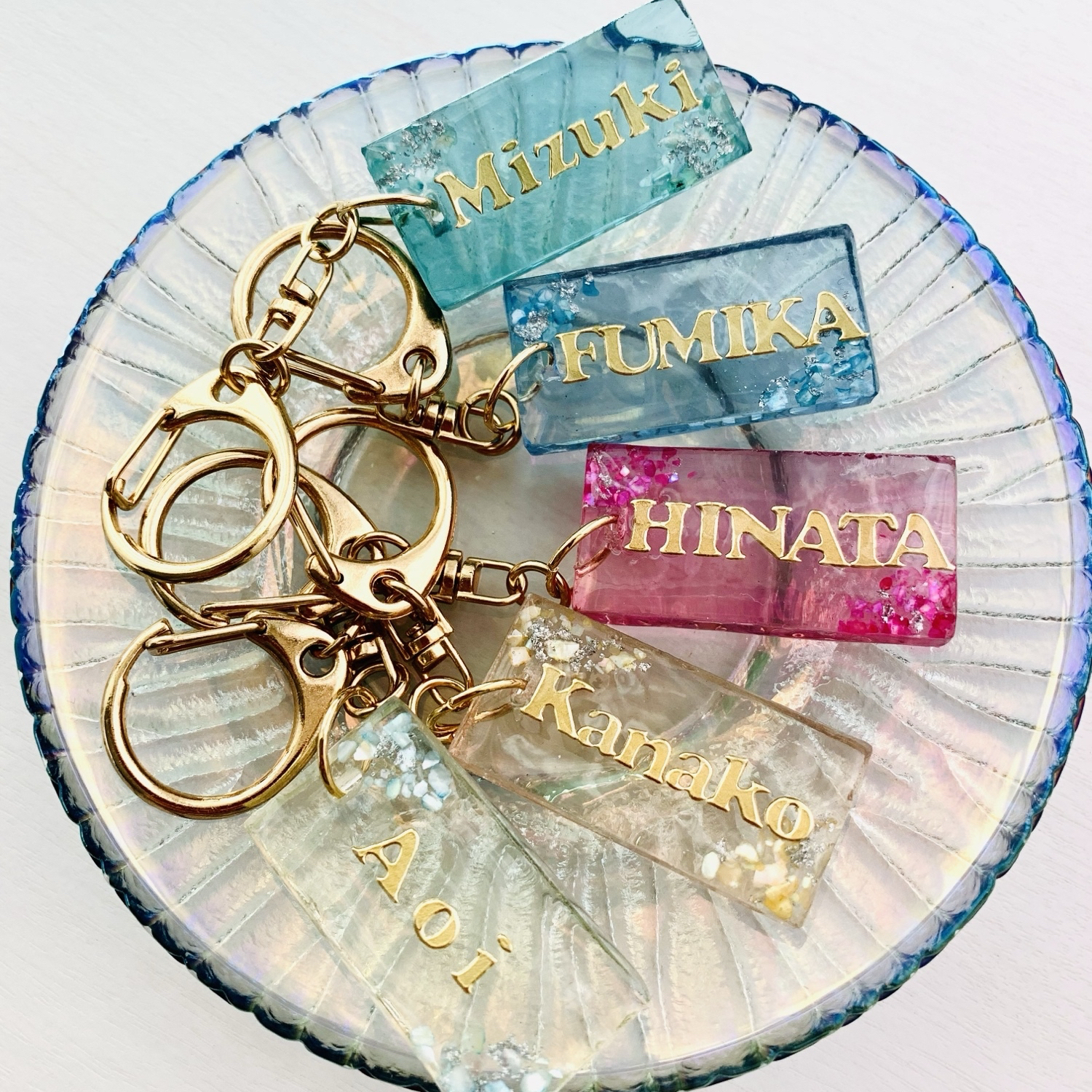 ハンドメイド名札☆ 名入れ手刺繍]フェルト名札フルーツ 雑貨・その他 名札屋