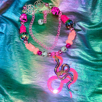 💗🐍ピンク蛇のネックレス🐍💗