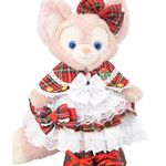 リーナ・ベル 服 着せ替え コスチューム ケープ付赤チェックドレス クリスマス 本体無 Sサイズ用