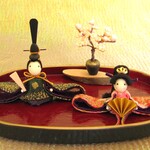 ミニチュアひな人形（和盆）