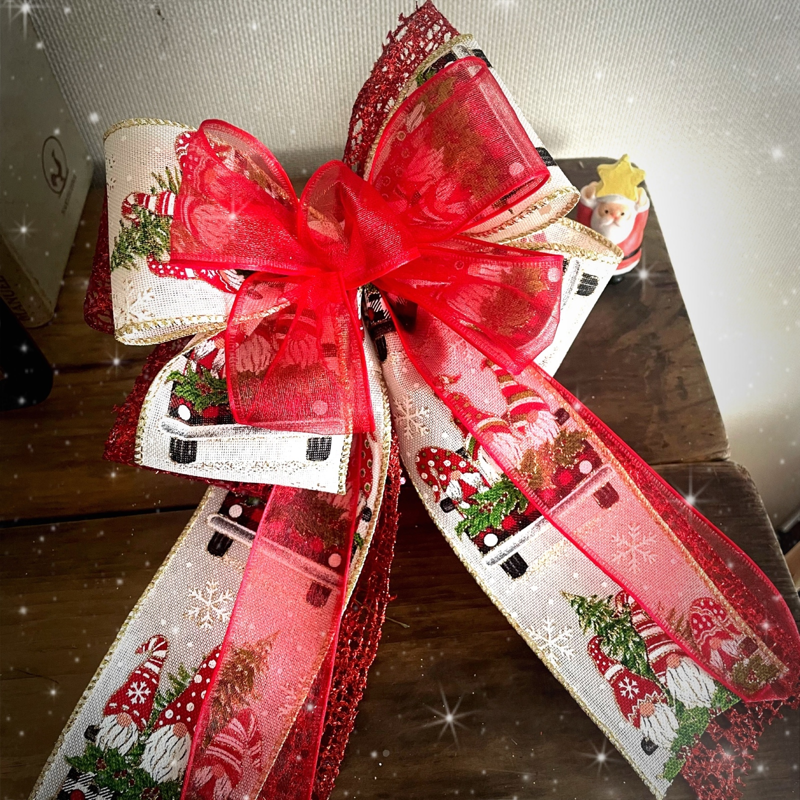 クリスマス リボン飾り ツリートップ クリスマスツリー クリスマス