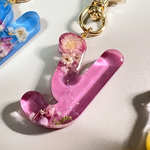 イニシャルキーホルダー フラワーver. 4 オーダー可