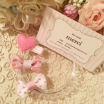 baby&kidsに♡ヘアクリップ3点セット(キラキラピンク♡)