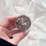 MagSafe対応 ツイードスマホグリップ【単品】グリップトック ニュアンス キラキラ tweed 秋 冬