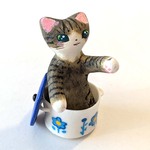 レトロなべ猫　（キジトラ）
