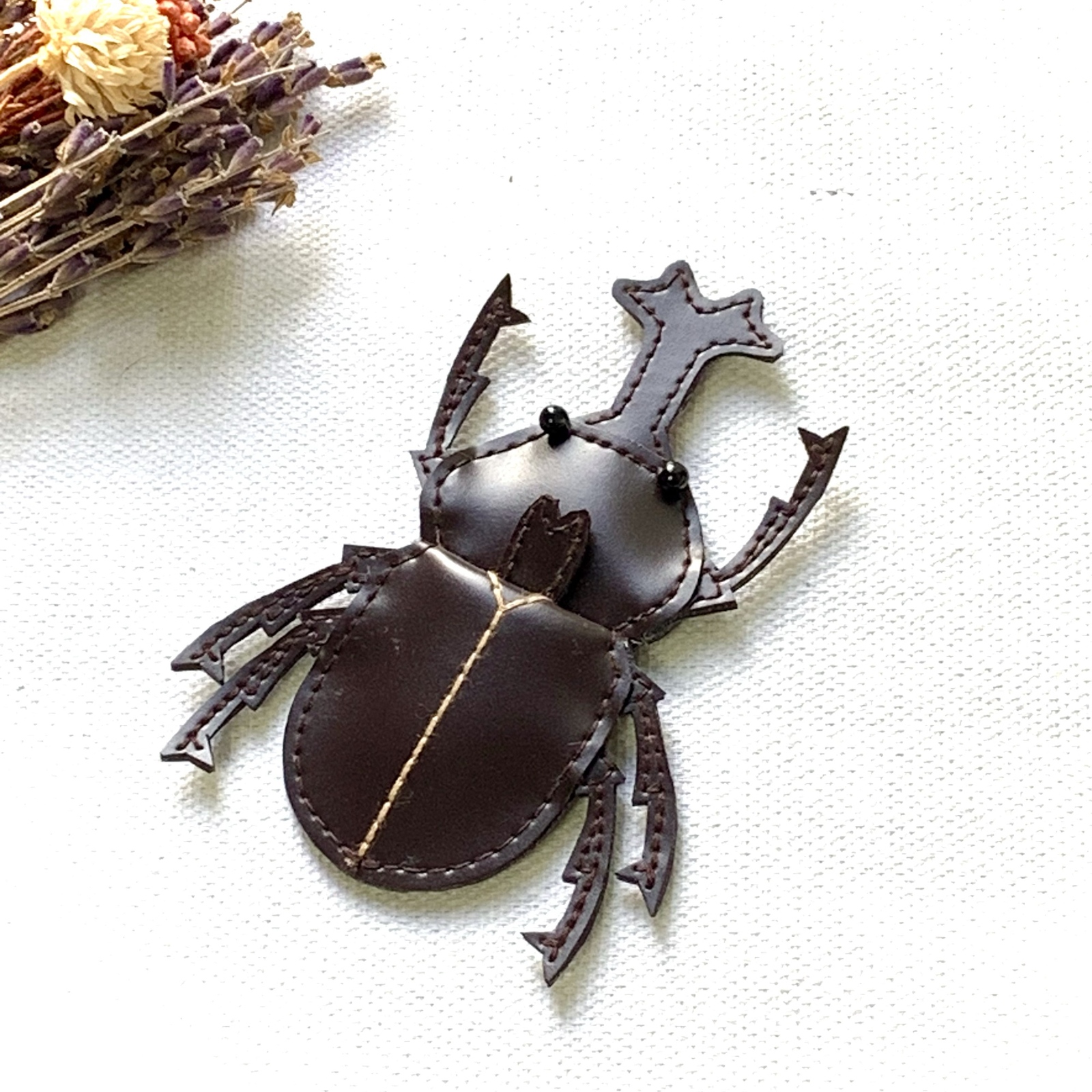 カブトムシとクワガタのネームタグ - いきものポーチ作家*sayo工房