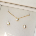 キラッキラ✨　エンペラーカット　モアサナイト　Dカラー　ベゼルセット　14Kgf　◇　Diamond beach
