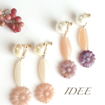 パールフラワーイヤリング/ピアス