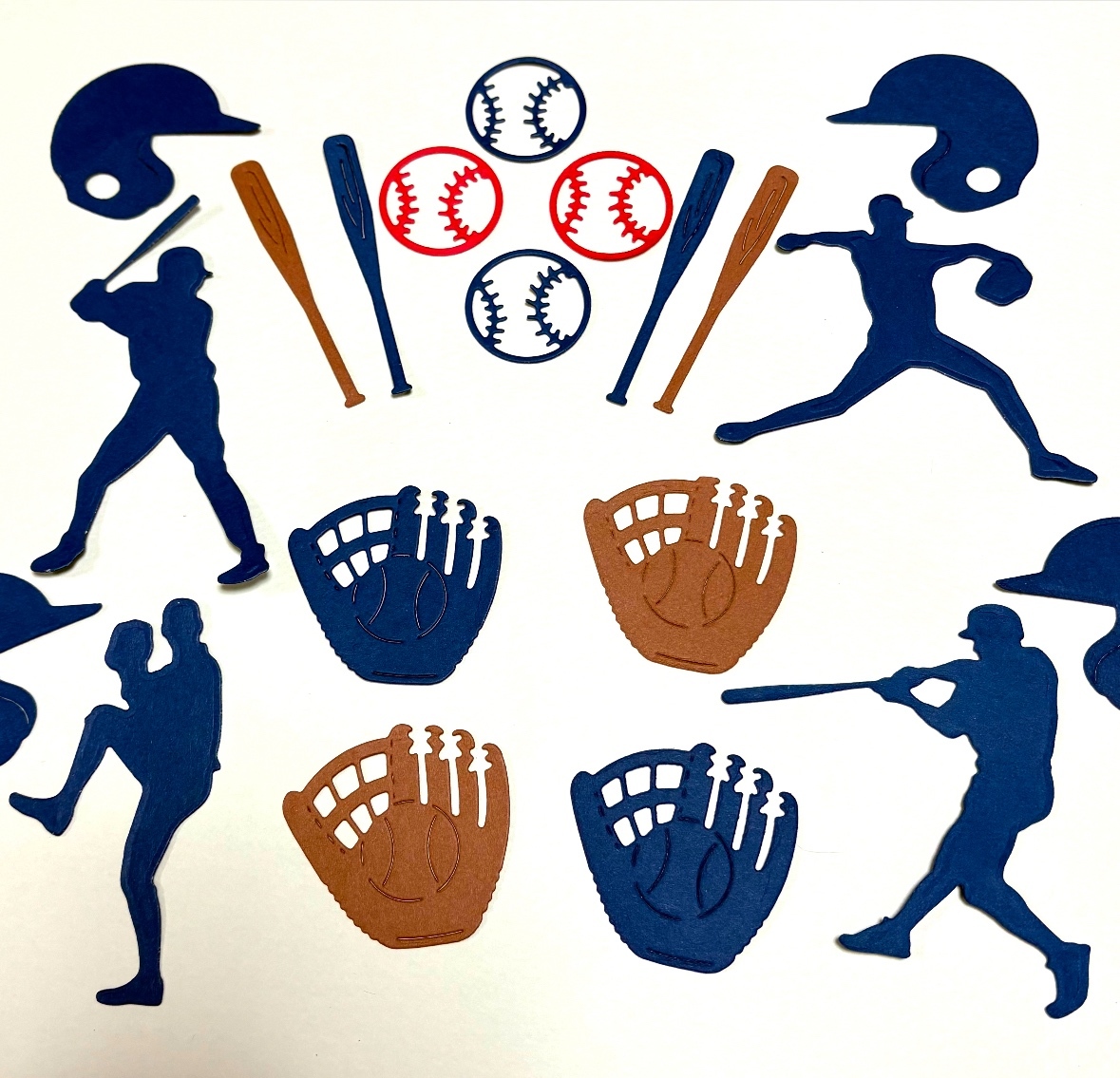 【野球】サンプルページ（ペーパークラフト クラフトパンチ） クラフトパンチ【野球パーツセット】 - amberflower'S GALLERY | minne