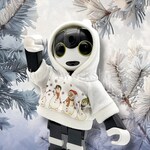 RoBoHoN ロボホンの服ハンドメイド  雪だるまプリントパーカー