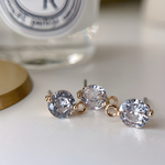 4pcs)3662)オリジナルピアス) clear)#1l