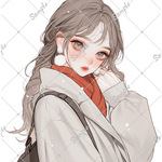 ℳ. xoxoshop オリジナル人物ステッカー
