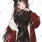 ℳ. xoxoshop オリジナル人物ステッカー