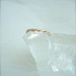 華奢な二色リング