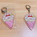 あせあせアザラシクレープアクリルキーホルダー