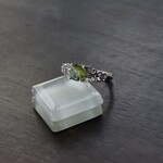 ペリドット　リエルビクトリアンリング　SILVER925