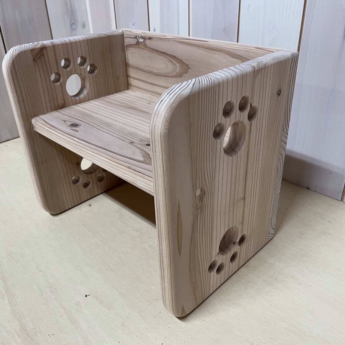 ひのき棚 おもちゃ棚 絵本棚 モンテッソーリ - tea-time108 | minne