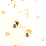 夜空のお星さま★★ イヤリング／ピアス 