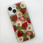 いちご 押しフルーツスマホケース いちごスマホケース 押しフルーツiPhoneケース