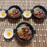 すき焼きと卵☆ミニチュア