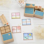【全部セット】季節を楽しむ窓のはんこ