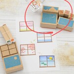 【春秋・夏夜空セット】季節を楽しむ窓のはんこ
