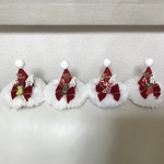 favreさまふわふわクリスマスサンタ帽子🎅セット